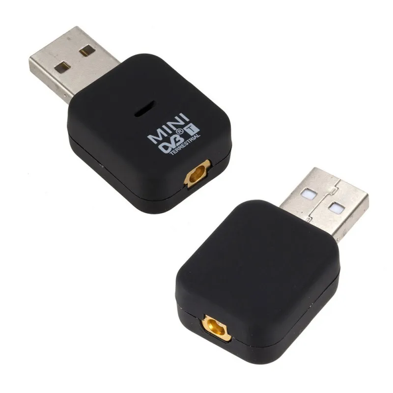 Портативный мини USB 2,0 цифровой HDTV тюнер приемник Стик DVB-T SDR+ DAB+ FM антенный адаптер