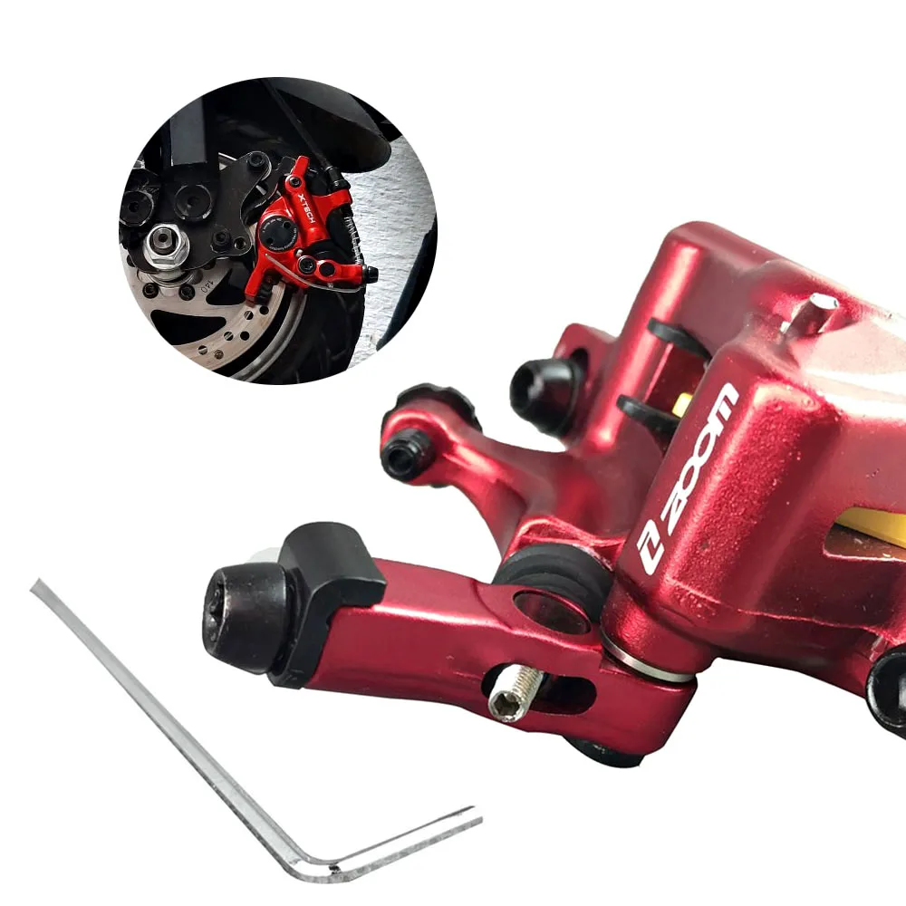 Frein Hydraulique Vélo HB-100 Étrier De Frein Hydraulique HB-100 Pour VTT - Frein à Disque Bidirectionnel, Alliage Aluminium Kit Frein Disque Piston Double