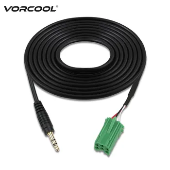

Audio Cable Connector To 3.5mm Jack Car AUX Input Adapter For Renault Clio Megane Laguna Scenic For Radio