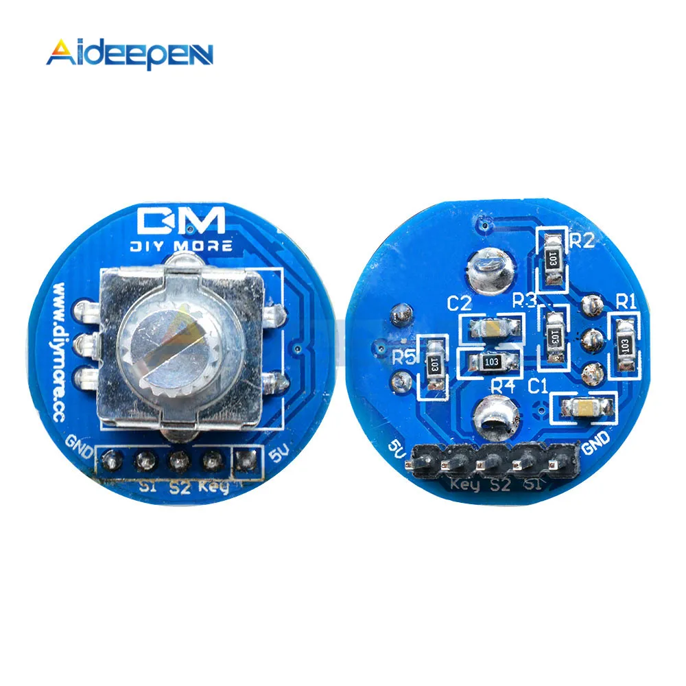Поворотный модуль кодировщика 5V кирпич разработка датчика круглый аудио вращающийся Потенциометр ручка крышки для Arduino