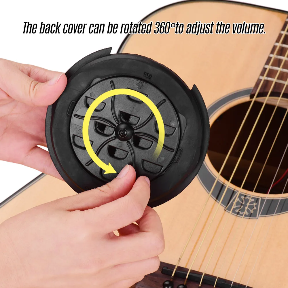 VERTECHnk SM-10 гитара Soundhole Cover Sound Hole отзывы Черный буфер dia.100 мм для эквалайзера акустические народные гитары