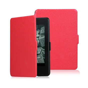 

PU Leather + ABS Ultra Thin Light Weight Anti-slip Scratch-resistant Protective Cover Shell Case for kindle 899