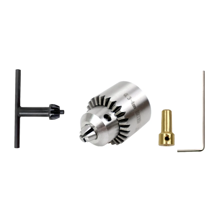 

Drill Chucks Clamping 0.3-4mm Drill Chuck with Collet Chuck Micro Drill Chuck Mini Drill Chuck Drill Chuck With Chuck Key 3.17mm