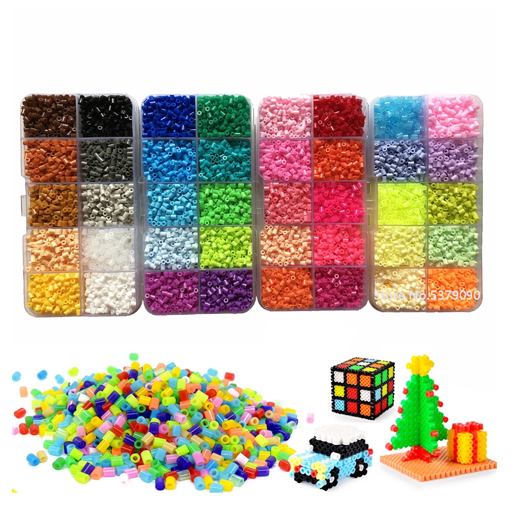 4500pcs/box 2.6mm Mini Hama Beads 3D Puzzle DIY Toy Ironing Quality Guarantee Perler Fuse Beads Educational Handmade Craft Toy beads pegboards fuse beads boards for craft projects fuse beads pegboard