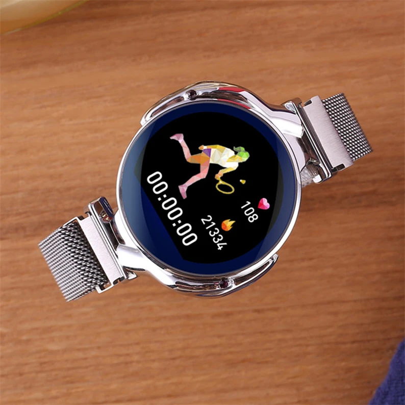 Новые Z38 Смарт-часы женские роскошные пульсометр кровяное давление SmartWatch фитнес-трекер спортивный умный Браслет pk H8 Z18 H1