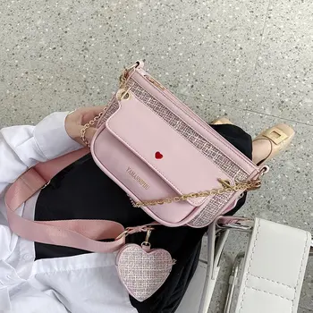 

Luxury Handbag Women Bags Design 3 PC Set Bags For Women Crossbody Bag Qaulity Leisure Lady Leather Shoulder Bag Women Purse