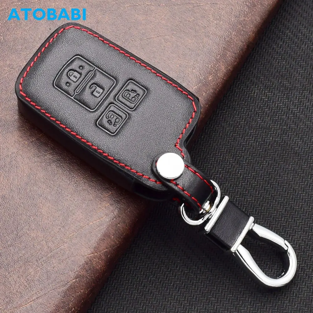 ATOBABI Leather Car Key Cases For Toyota Alpard Vellfire HV Noah Voxy