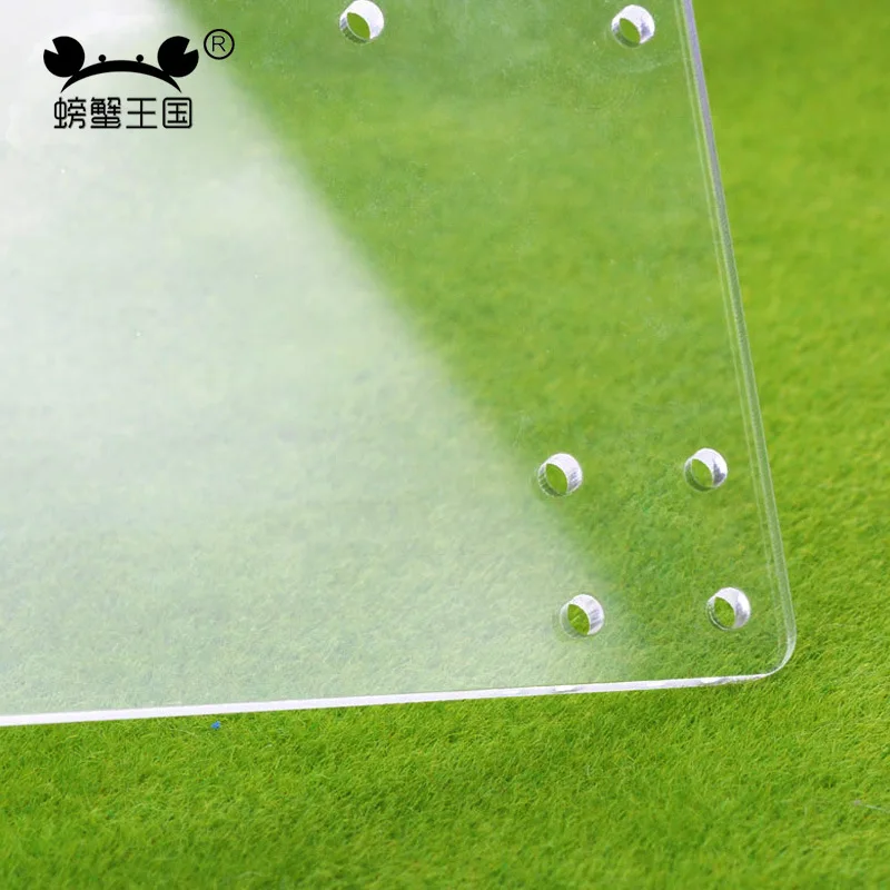 

Crab Kingdom DIY Smart Small Car Chassis Robot Tracing Acrylic tou ming che Chassis Plate 01