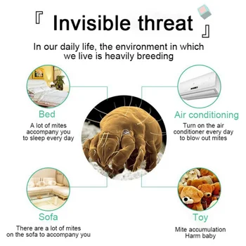 

Natural Mite Killer Removal Household Acarid Removal Pack Pregnant Women Baby Cleaning Non Hurt Cleaner 100ml Spray 2020