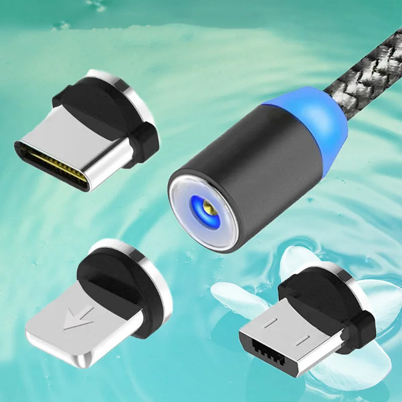 

ONEVAN Magnetic USB Cable Fast Charging USB Type C Cable Magnet Charger Data Charge Micro USB Cable Mobile Phone Cable USB Cord