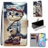 Cute Cat Animal Pattern Phone Case For Redmi Note 4 4X 4A 5 5A Plus 6 6A 7 7A 8 8A 9 9A 9S 9C 8T Pro Leather Stand Book on Cover ► Photo 2/6