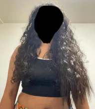 NICESY-extensiones de cabello sintético largo ondulado para mujer, pelo sintético de alta temperatura, color negro, 22 pulgadas, 5 Clips