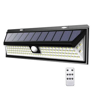 

118 Led Solar Light Outdoor Solar Lamp Motion Sensor Solar Powered Spotlight 3 Modes Rc Wall Sunlight For Street Garden Gate F25
