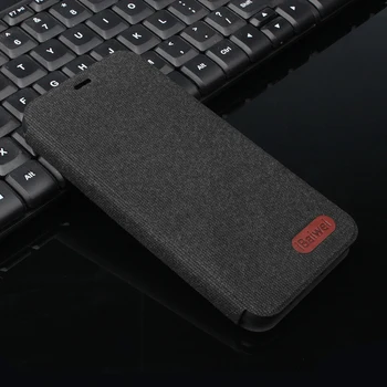 

Phone Case for LG G7 Case Cover Wallet Luxury Flip Canvas Case for LG G7 coque LG G7 silicone Book Cover Stand Protective Shell