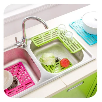 

Placemat Table Anti Slip Home Multifunctional Kitchen Heat Insulation Drying Sink Mat Protector Bathroom Quick Drain