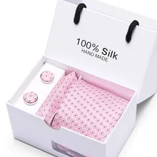 Клетчатые мужские галстуки, набор мужских разноцветных подарочных коробок, костюм с галстуком, Шелковый жаккардовый тканый Галстук для шеи, костюм для свадебной вечеринки, желтый#3