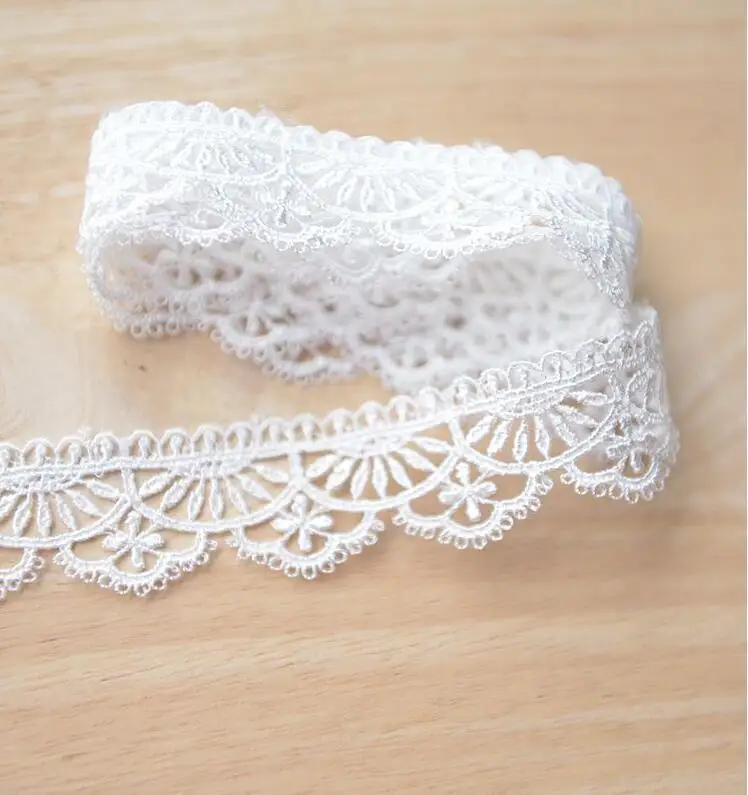 Lace Fabric 2 Yard/4 Yards Embroidered Net Lace Fabric Black White Lace Trim Ribbons DIY Sewing Handmade Craft Materials lace ribbon lace sewing supplies lace sewing accessories
