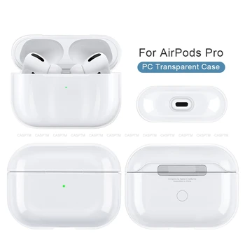 

Transparent Earphone Case For Apple AirPods 1 2 Pro Cases Hard PC Bluetooth Box Headset Clear Protective Cover For Airpods 1 2 3