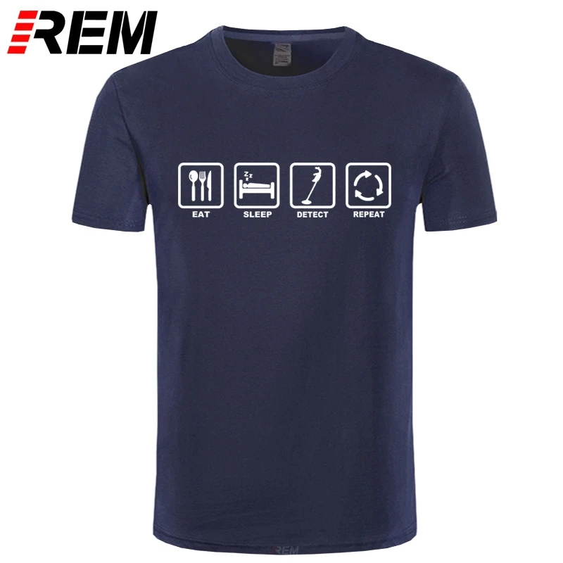 Футболка REM мужская с детектором повторов брендовая тенниска металла и