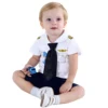 Baby Boy Pilot Romper Newborn Astronaut Costume Space Suit  Infant Halloween Carnival Fancy Dress Playsuit Aviator Jumpsuit ► Photo 2/6