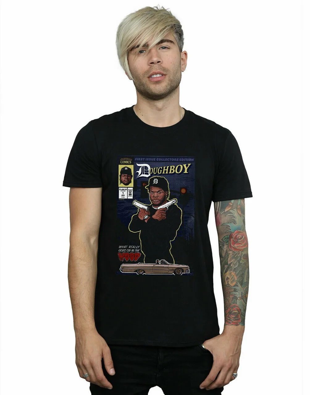 Pennytees Men'S Doughboy футболка с героем комикса печать |