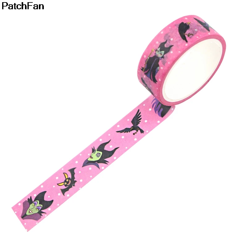 Patchfan Maleficent фильм DIY Скрапбукинг липкий клей Васи бумага маскирующая лента печатные узоры наклейки A2598