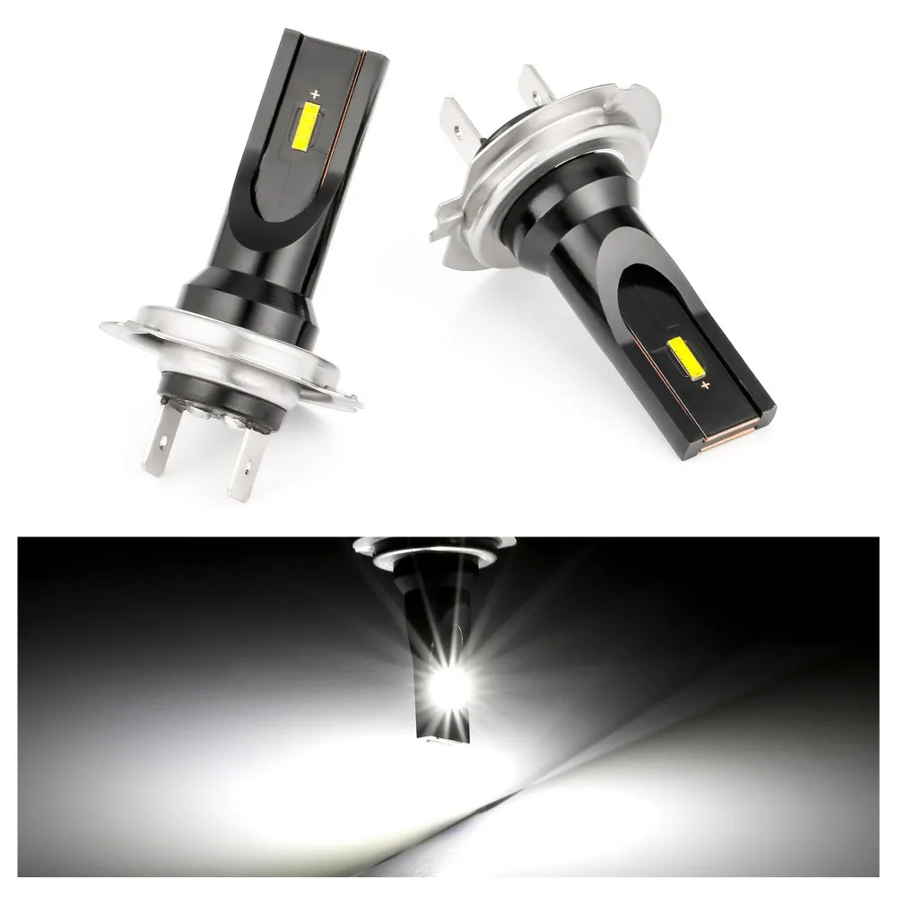 

2Pcs H7 Led Fog Lights Bulbs White 6000K H7 Car Driving Running Lamp Auto Leds Fog Light DRL 12V 24V Car Light