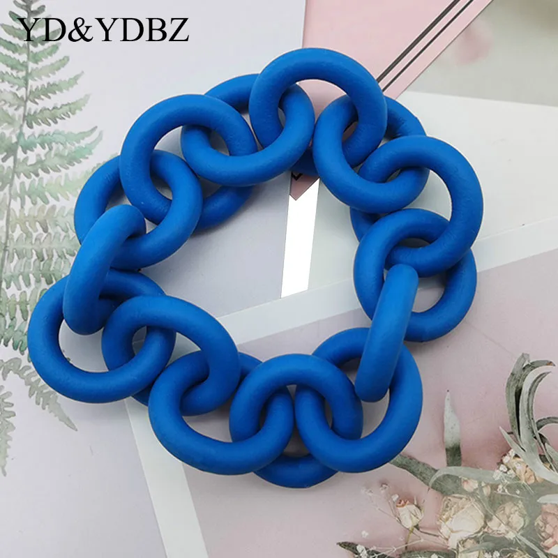 Boutique Etsy Shop Design Bracciali Blu Rosso Arte Gioielli Mamme Regalo Gioielli In Gomma Per Donna Braccialetti Boho Hiphop Style No Metal