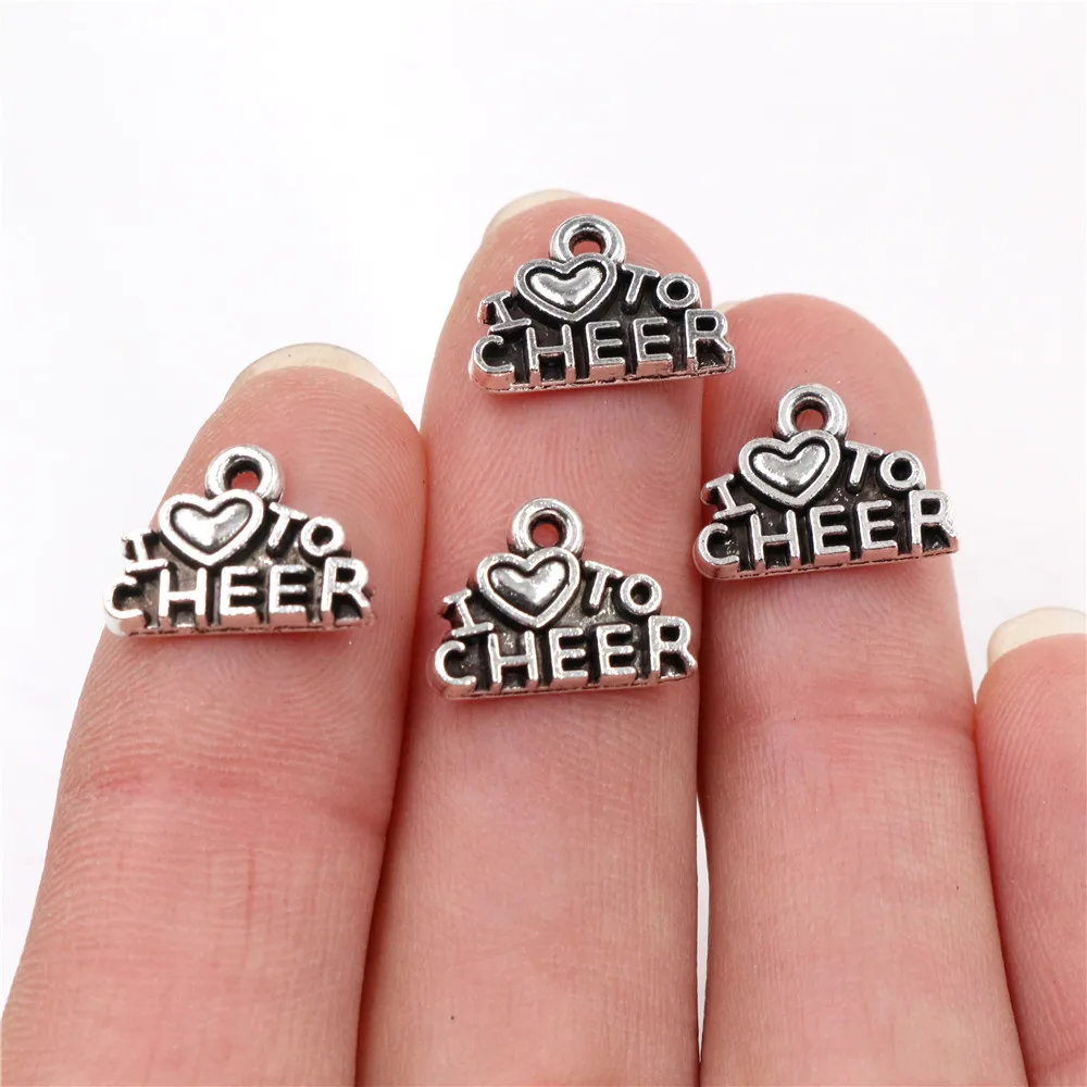 Reflection Beads Sterling Silver Cheerleader Bead 14 x 10 mm