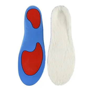 

Unisex Heated Thermal Plush Warm Shoes Insoles with Arch Support Orthotic Insert G99D