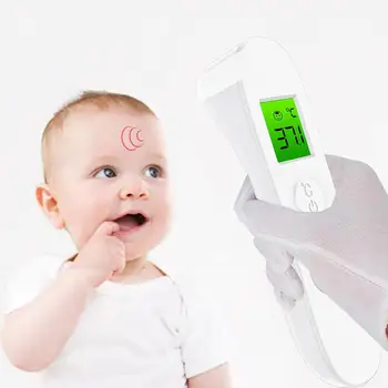 

LCD Digital Non Contact Infrared Forehead Thermometer Temperature Measuring Tool Non-contact Body Temperature Measure Device