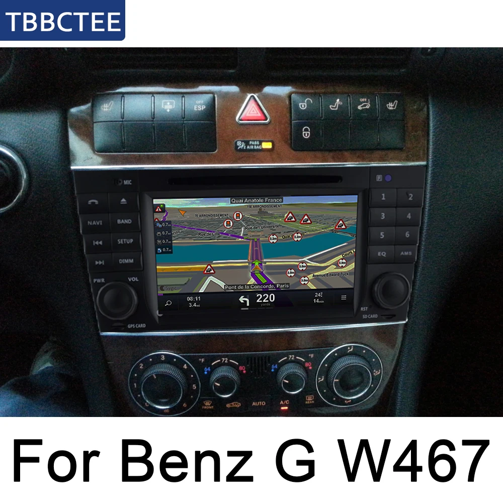 Для Mercedes Benz G Class W467 2004~ 2008 NTG автомобильный dvd-плеер на основе Android мультимедийная карта gps-навигации автомобильное радио Wi-Fi BT HD WI-FI