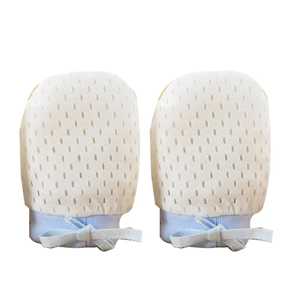 drawstring baby mittens