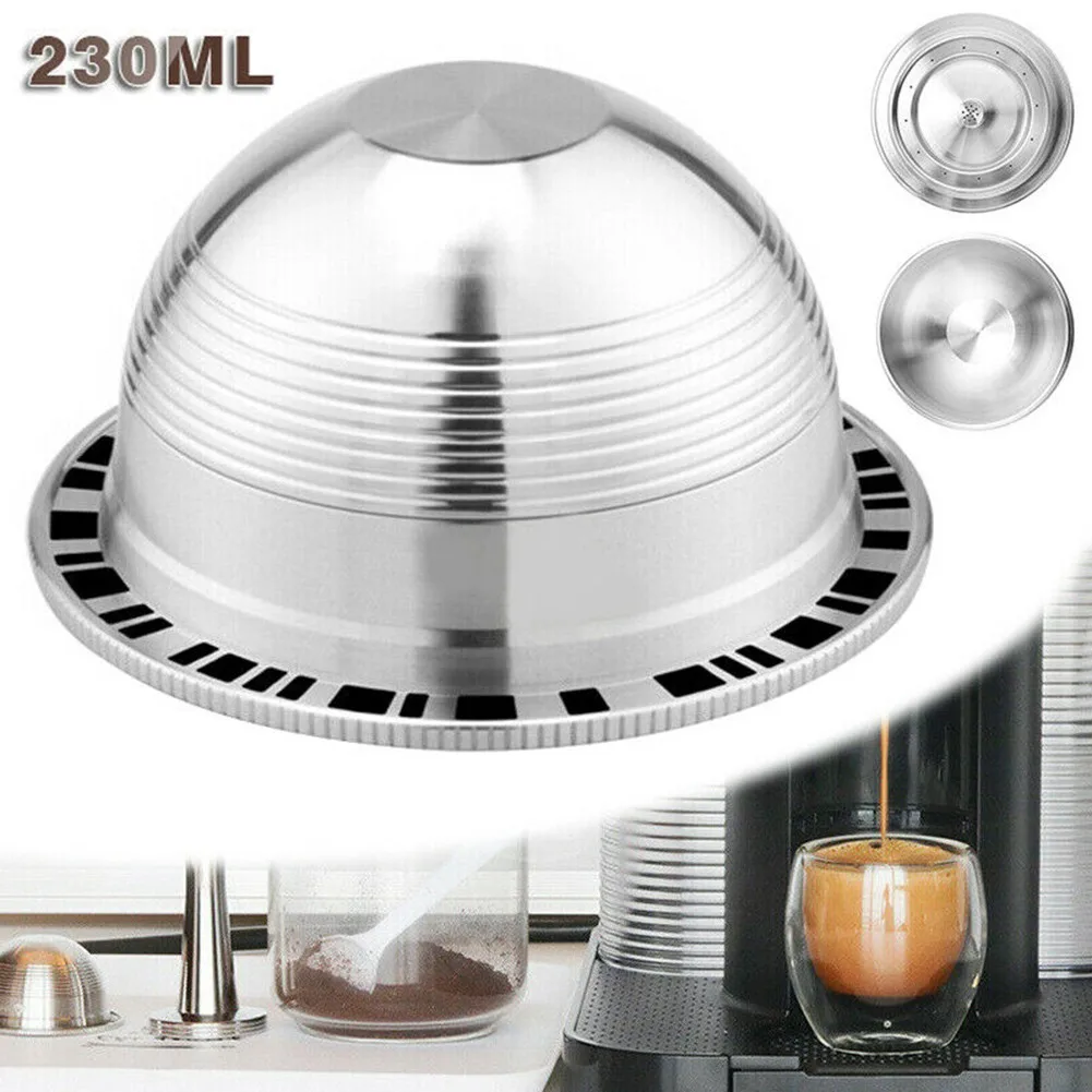 Stainless Steel Coffee Capsule For Nespresso Vertuo Reutilisable Inox