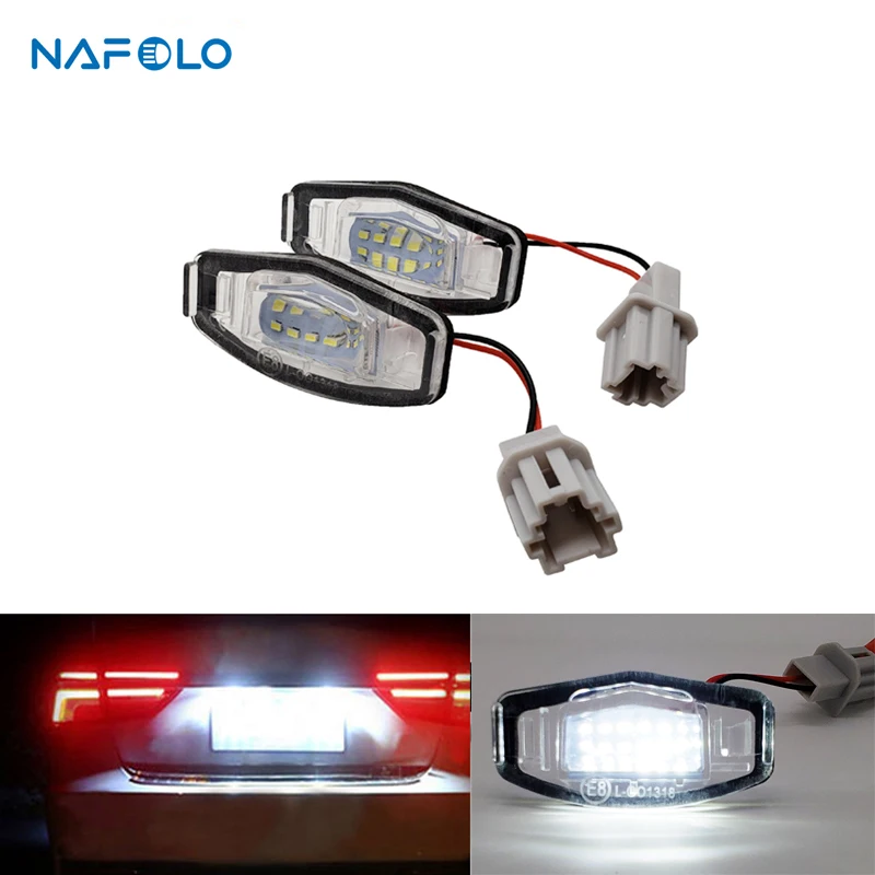12V Светодиодный светильник для номерного знака автомобиля лампа Acura TL TSX MDX Honda Civic