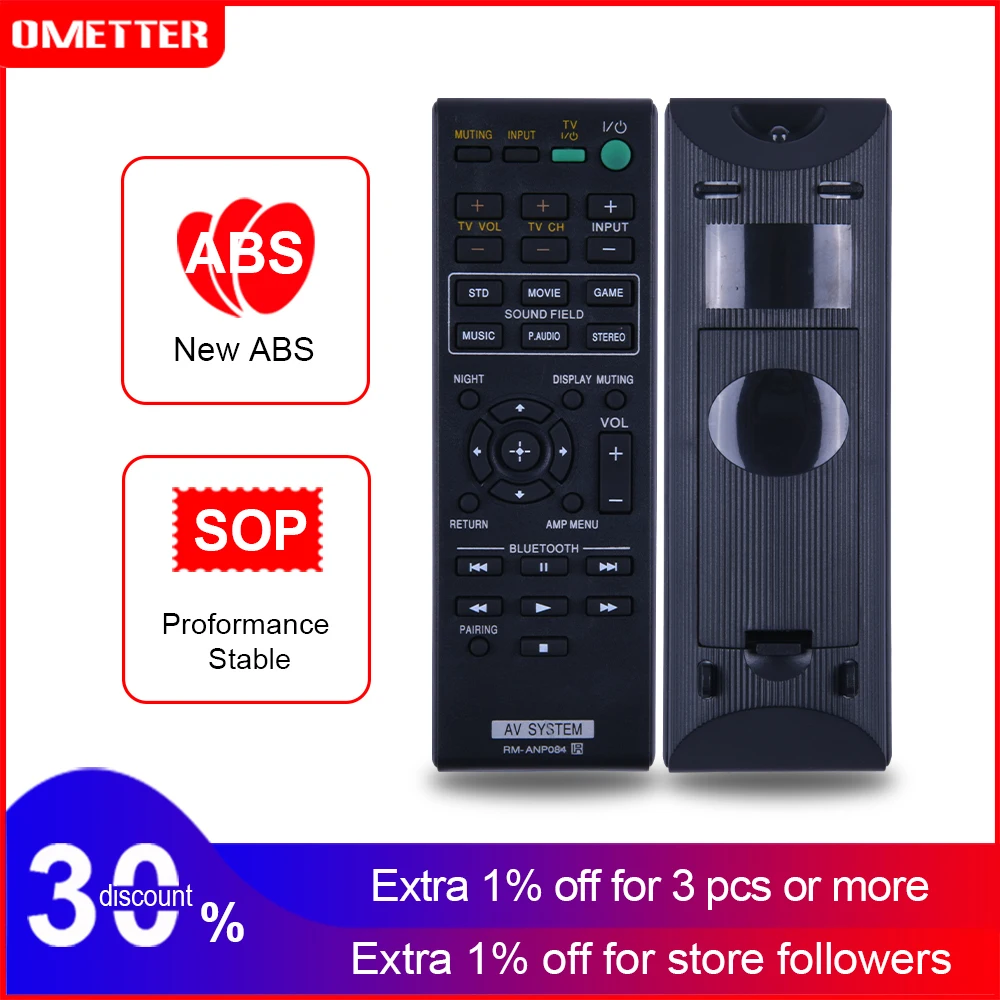 

RM-ANP084 дистанционный пульт использовать для RM-ANP105 для Sony AV системы RM-ANP084 RM-ANP085 SA-CT260 SA-CT260H SA-WCT260 HT-CT260 дистанционного управления