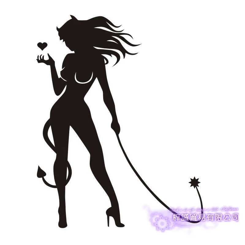 DCTAL Sexy Girl Decal Beauty Body Naked Sticker Wall Bathroom Woman Girl Wall KTV Pub Bar Shop Sticker