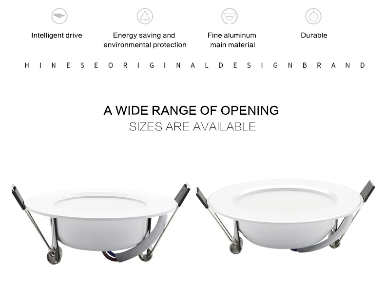 10PCS Waterproof LED Downligh 7W 9W 12W 15W 18W Recessed Round  LED Ceiling Lamp AC220V-240V LED Spot Lighting Indoor LED Lamp