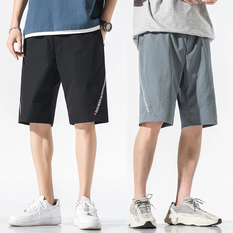 

Casual Shorts Men 2020 Summer New Arrival Cool Fashion Solid Elastic Waist Casual Shorts For Men Plus Size 4XL Men's Shorts