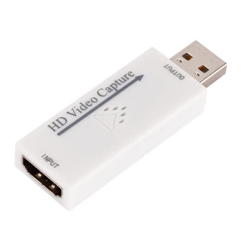 

USB 2.0 HDMI Video Grabber Video Capture Card Live Streaming Record Box Support most acquisition software such as VLC OBS Amcap