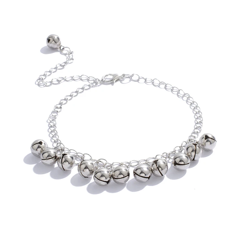 Новая мода цепочка на лодыжку подвеска в виде колокольчика браслет с бусинами 2018