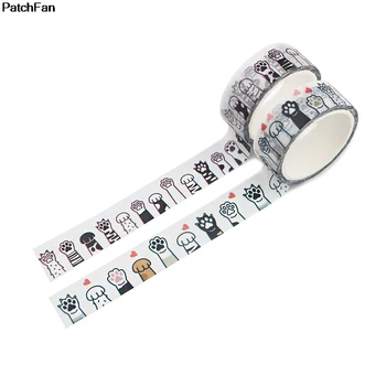 

20pcs/lot A3541 Patchfan Cartoon Dog Seal DIY Scrapbooking Sticky Adhesive washi Paper Tape Print Pattern sticker decal