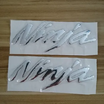 

Motorcycle 3D Emblem Side Fairing Cover Decorated Decals Waterproof Car Sticker for Kawasaki NINJA 250R 300R ZX6R ZX R6 636 ZX9R