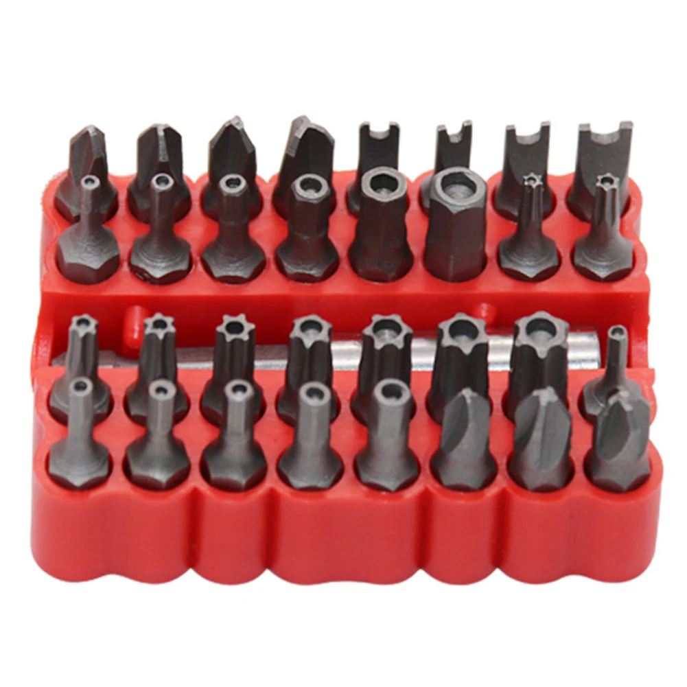 

33pcs Combination Screwdriver Inside Hexagon Special Charging Drill Hollow/Solid Batch Head Sets Chrome Vanadium Steel Tools