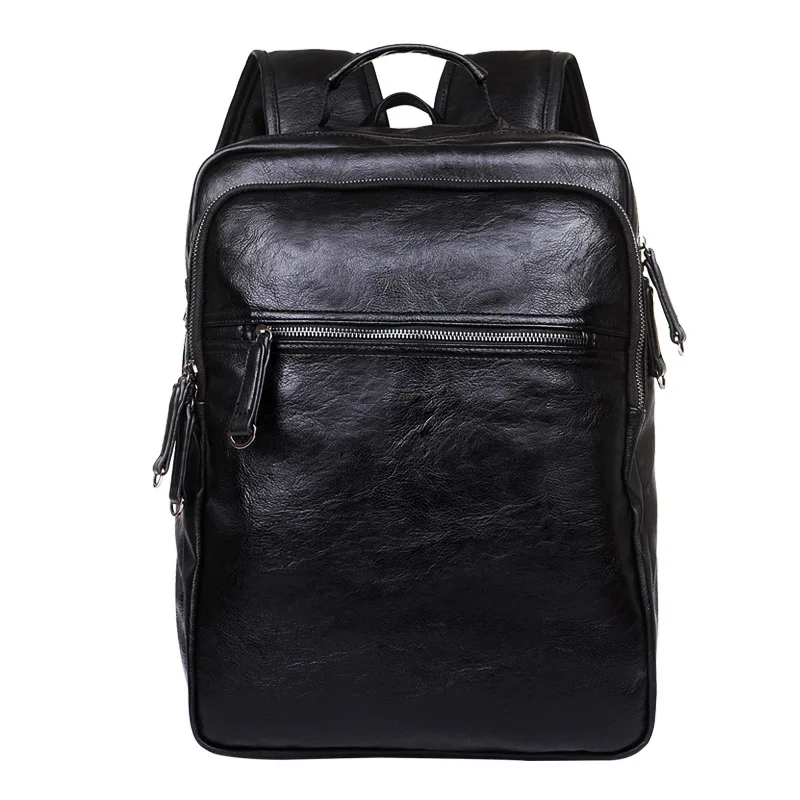 

One Polo New Style Korean-style Simple Fashion College Style Backpack Men's Business Business Trip Backpack Fashion