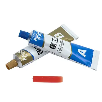 

2pcs Industrial AB Glue Strong Adhesive Heat Resistance Cold Weld Metal Repair 23GB