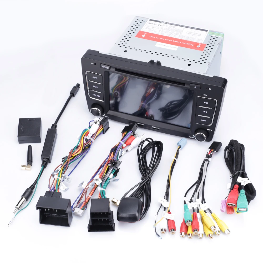 Автомагнитола Isudar 2 Din на Android 10 для SKODA/Yeti/Octavia 2009 2010 2012 ОЗУ 4 Гб ПЗУ 64 ГБ 8 ядер