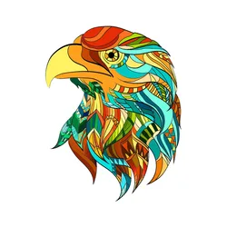 Nova águia colorida quebra cabeça de madeira 3d diy a3 a4 a5 pop bloco alienígena animal jogo de quebra cabeça 100 200 300 grama para crianças caixa de presente da criança