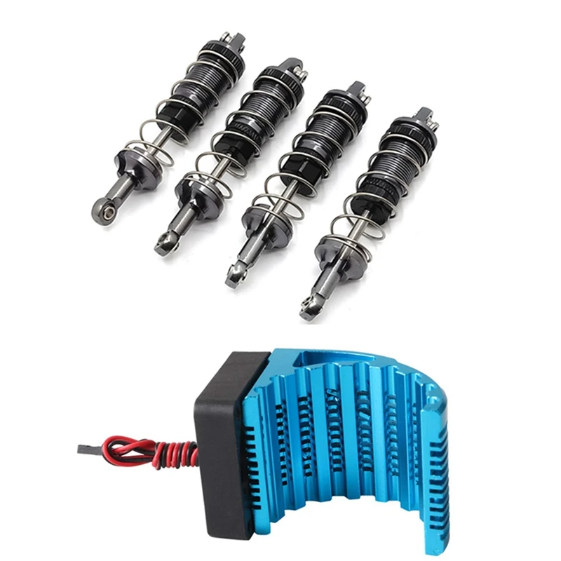 Motor Heatsink CNC 4010 40X40mm Fan For Hobbywing & MN86 MN86S MN86K MN86KS Oil All Metal Shock Absorbers Damper | Игрушки и хобби