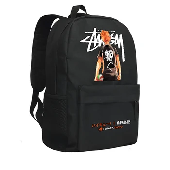 

Haikyuu!! Cosplay Backpack Oxford School Bags for Teenage Girls Boys Anime Laptop Backpack Rugzak Students Bagpack